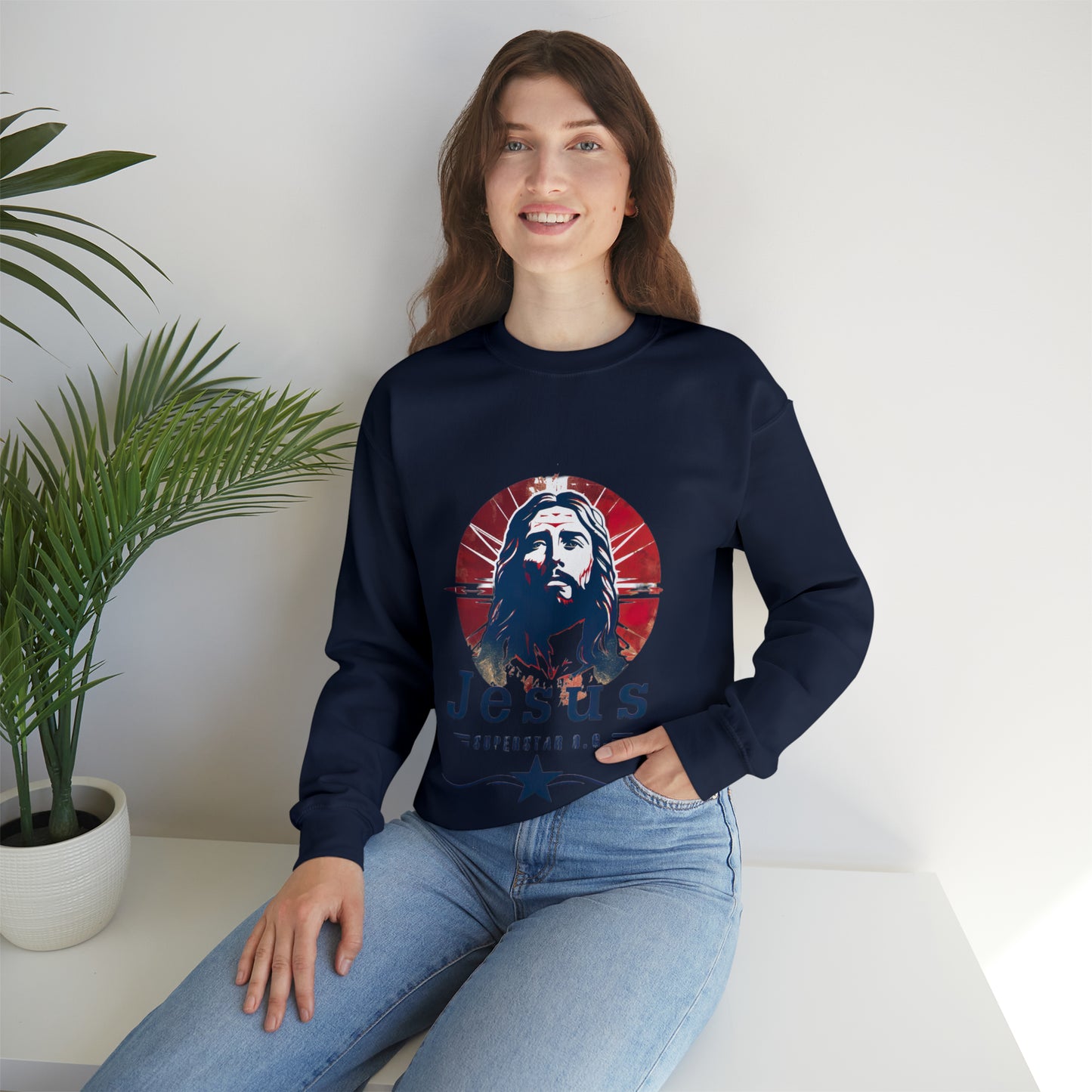 Jesus The Superstar O.G - Crewneck Sweatshirt - Men