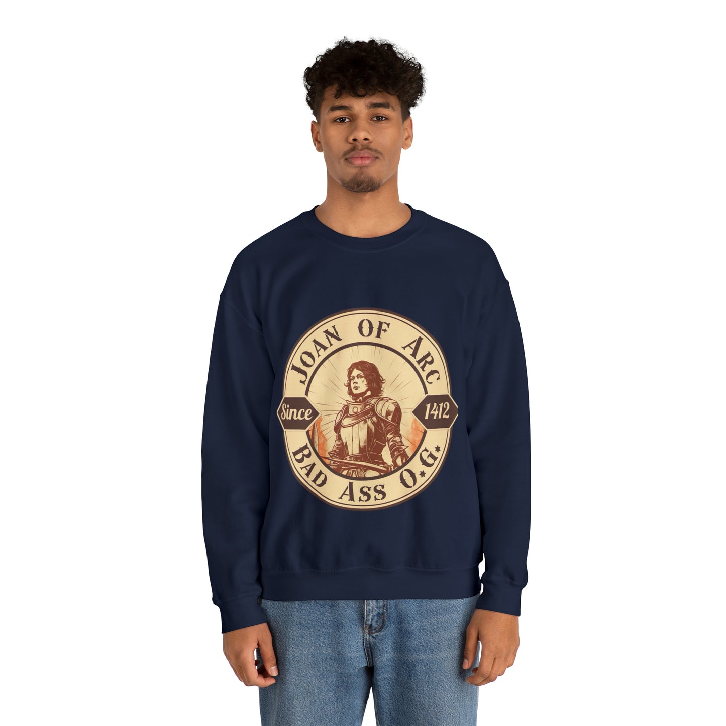 Joan of Arc Bad Ass O.G - Crewneck Sweatshirt - Men