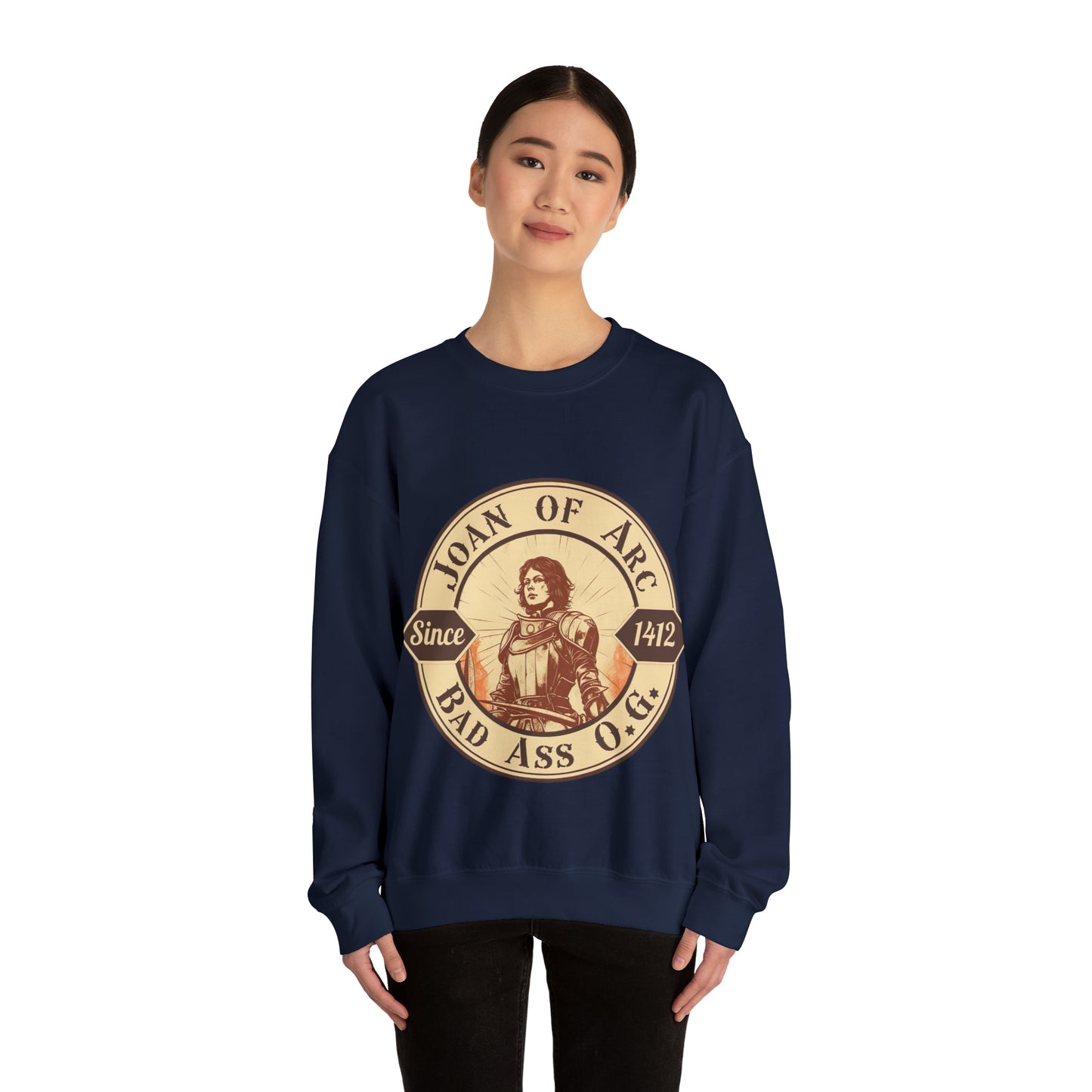 Joan of Arc Bad Ass O.G - Crewneck Sweatshirt - Men