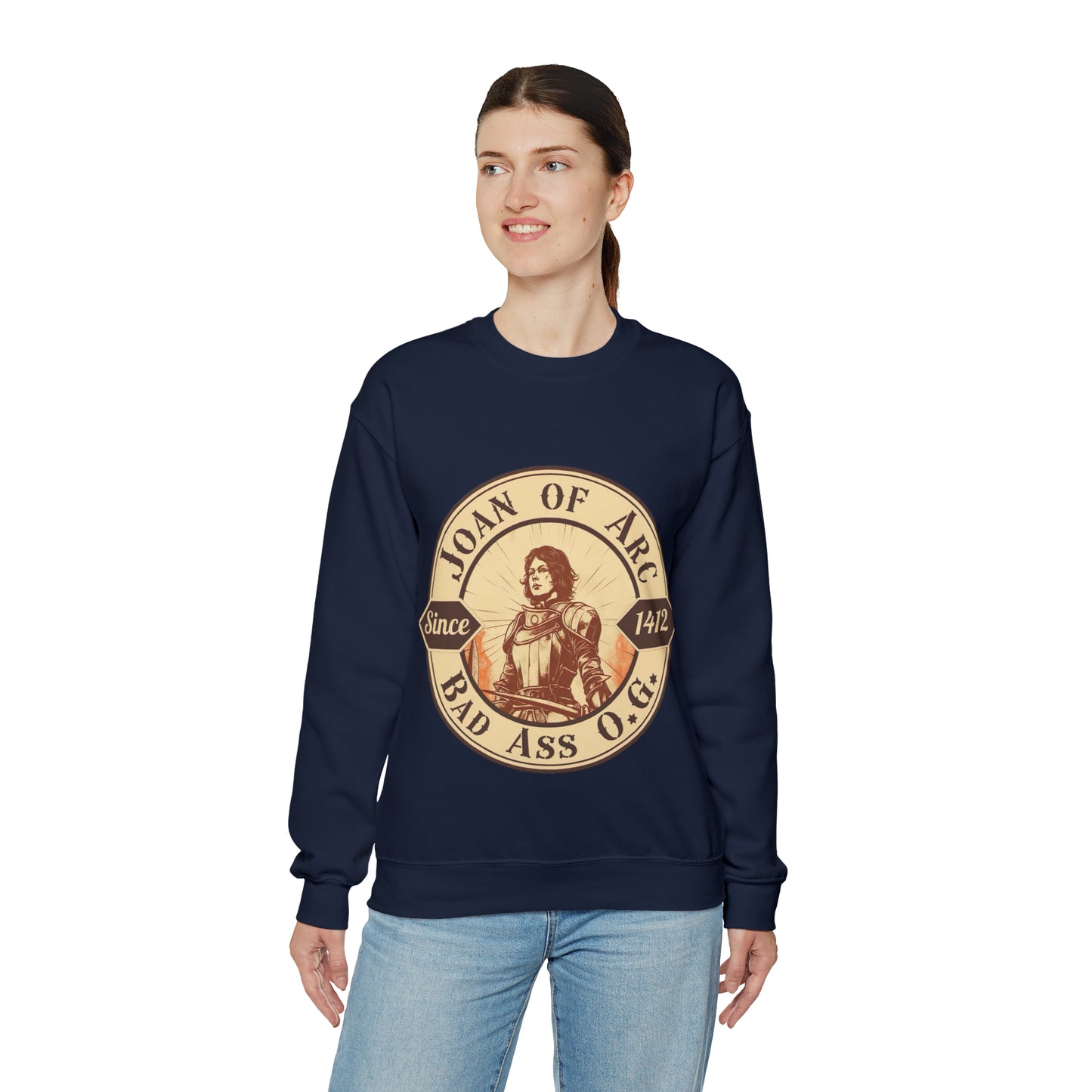 Joan of Arc Bad Ass O.G - Crewneck Sweatshirt - Men