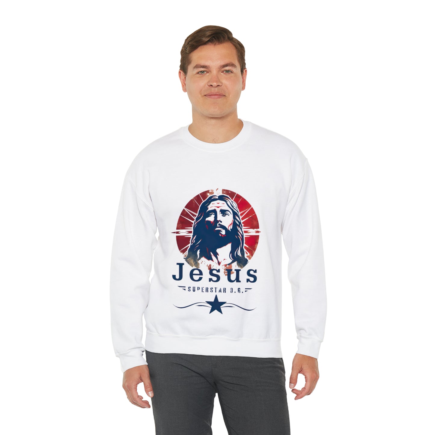 Jesus The Superstar O.G - Crewneck Sweatshirt - Men