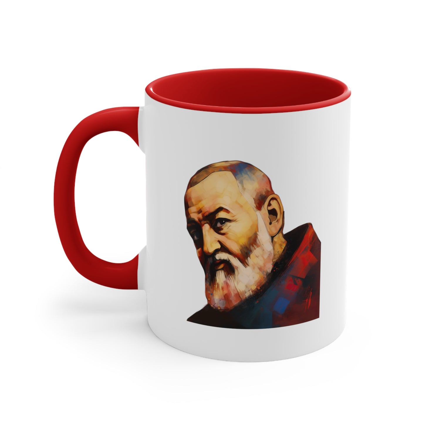 Saint Padre Pio Devotiona Mug with Color Inside