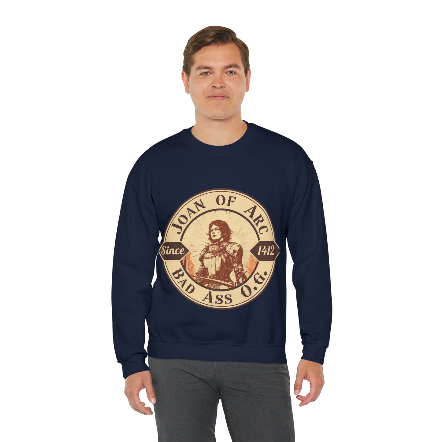 Joan of Arc Bad Ass O.G - Crewneck Sweatshirt - Men