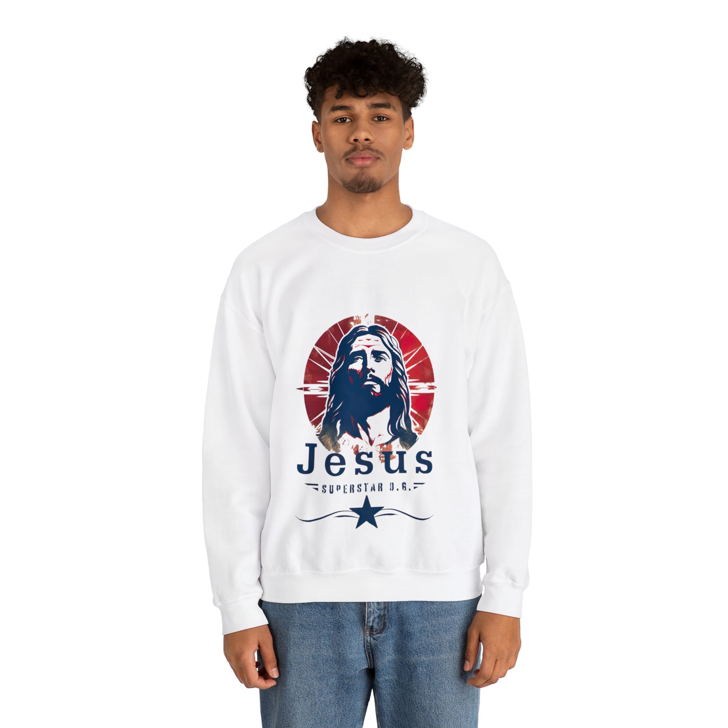 Jesus The Superstar O.G - Crewneck Sweatshirt - Men