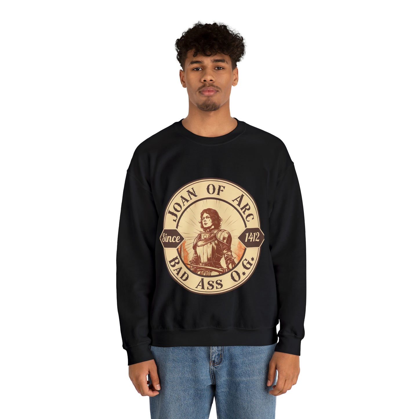 Joan of Arc Bad Ass O.G - Crewneck Sweatshirt - Men