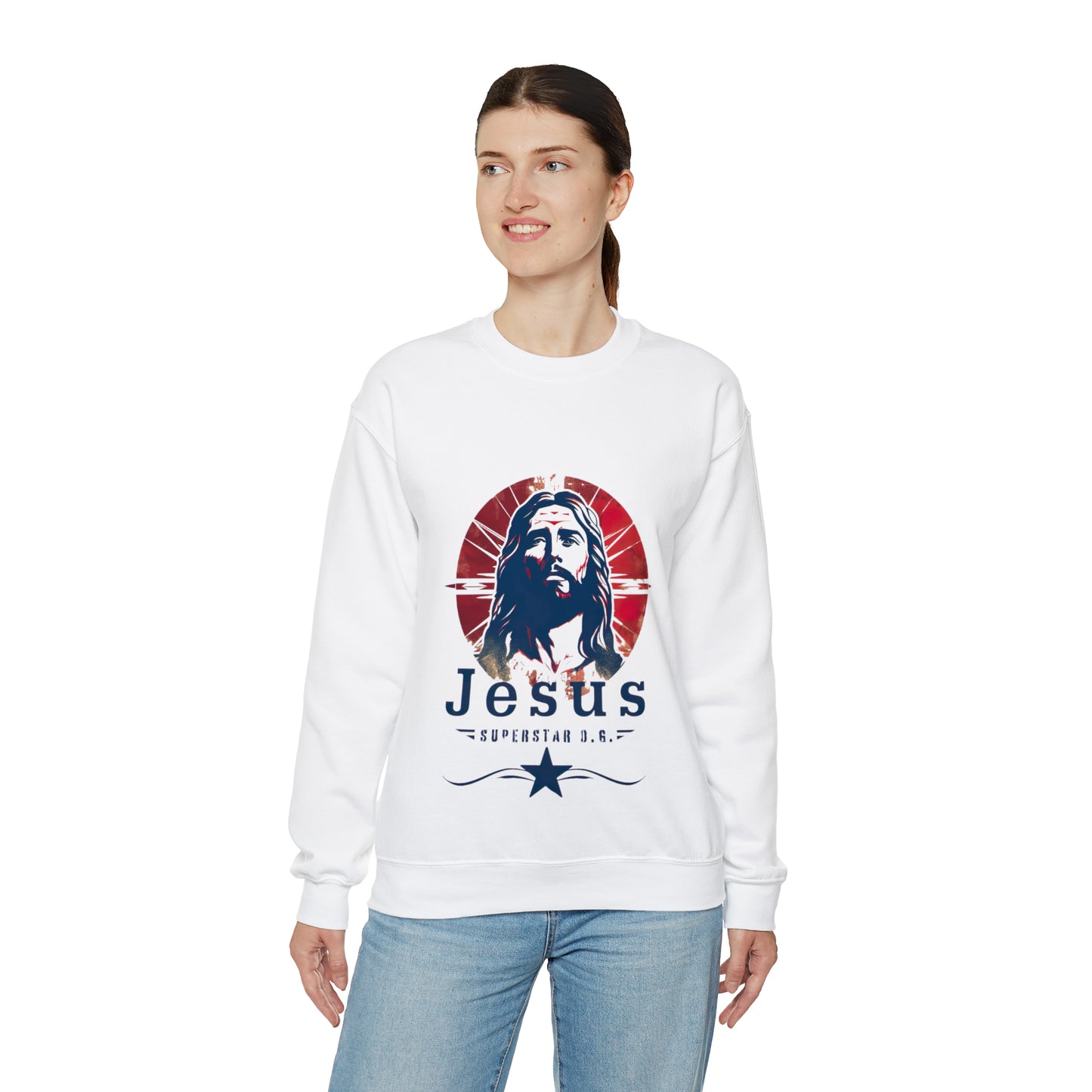 Jesus The Superstar O.G - Crewneck Sweatshirt - Men
