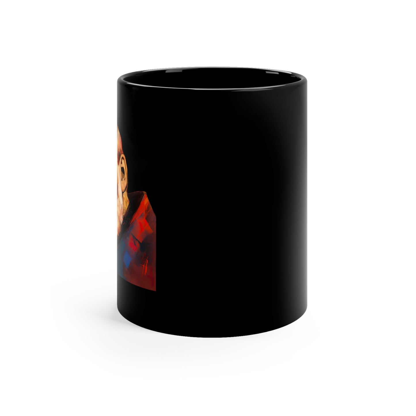 Saint Padre Pio Devotional Black Glossy Mug
