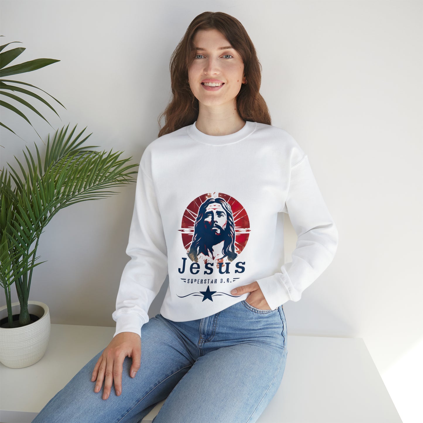 Jesus The Superstat O.G - Crewneck Sweatshirt - Women