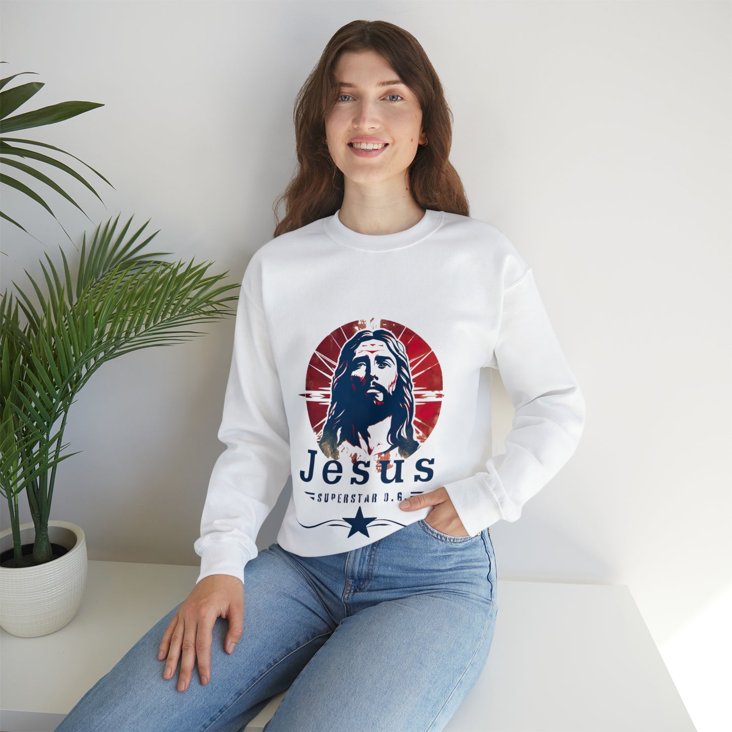 Jesus The Superstar O.G - Crewneck Sweatshirt - Men