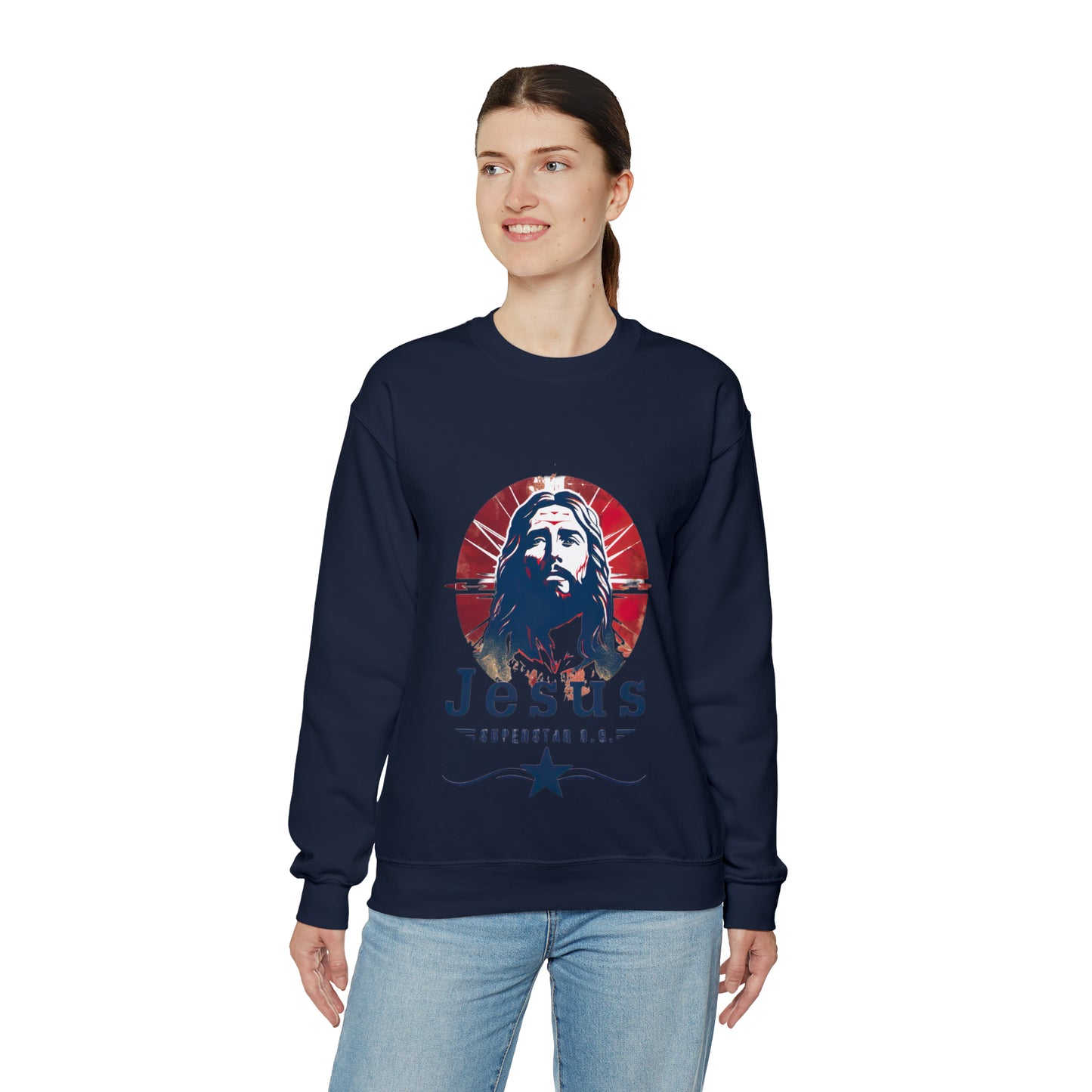 Jesus The Superstar O.G - Crewneck Sweatshirt - Men