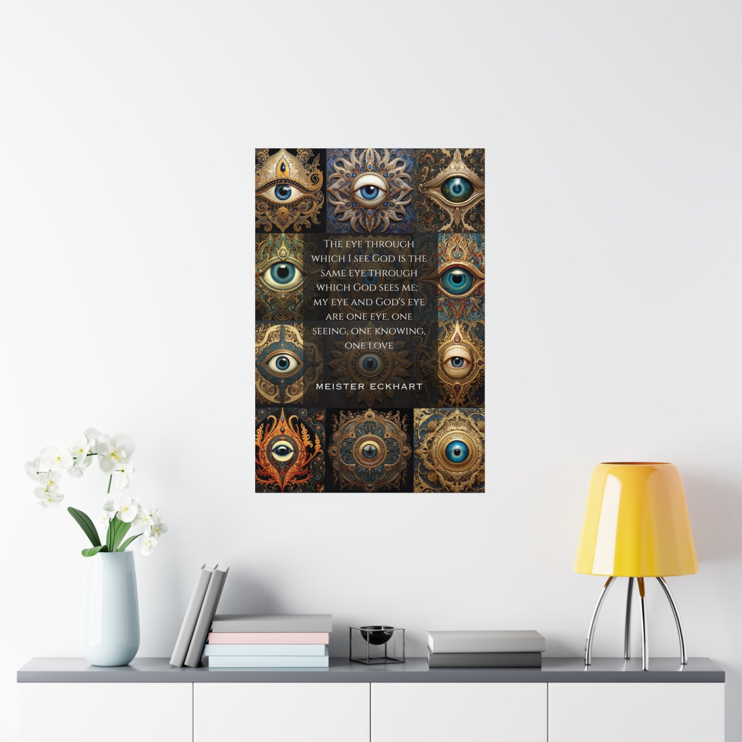 The Eye Through Which I See God - Matte Vertical Poster