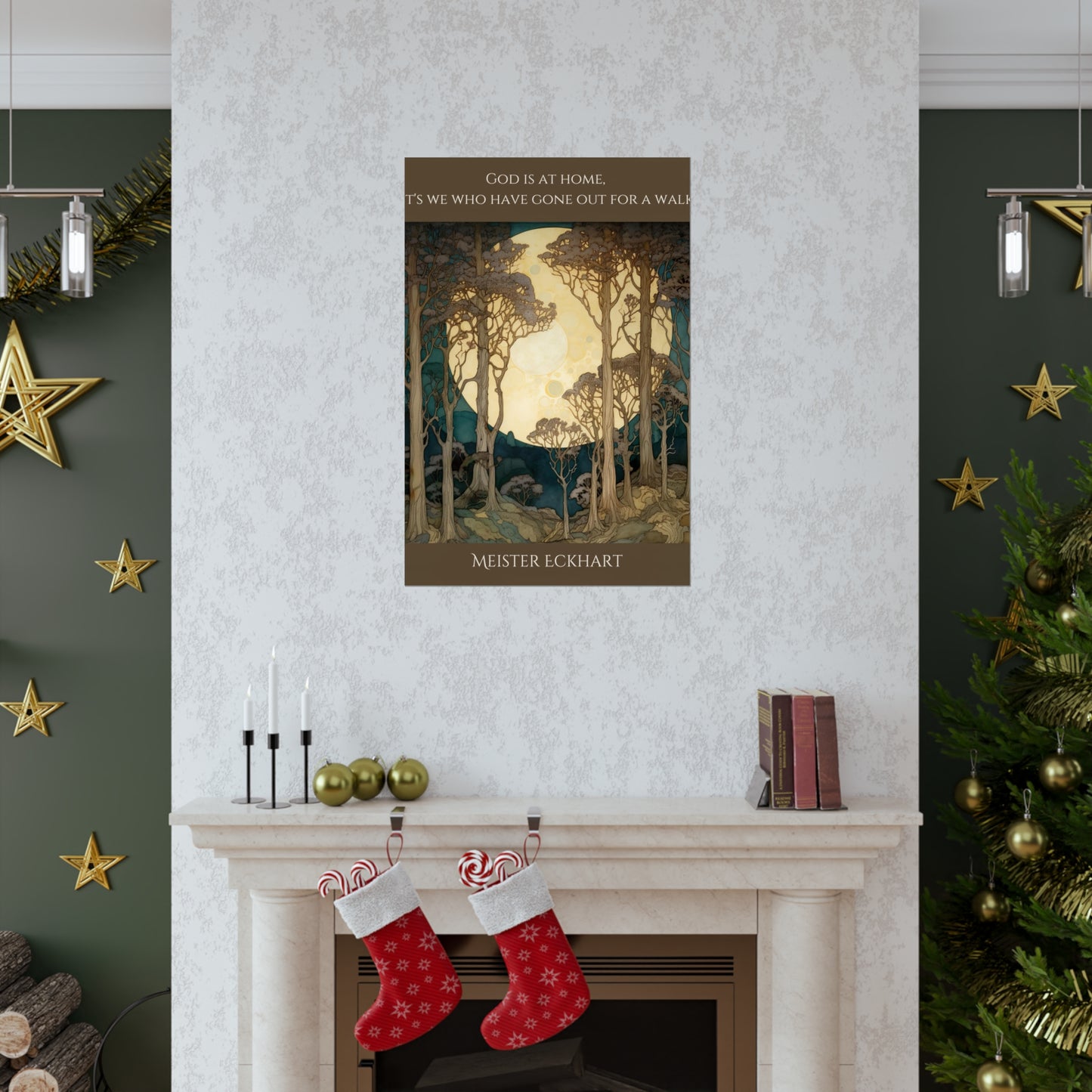 God Is At Home - Matte Vertical Poster