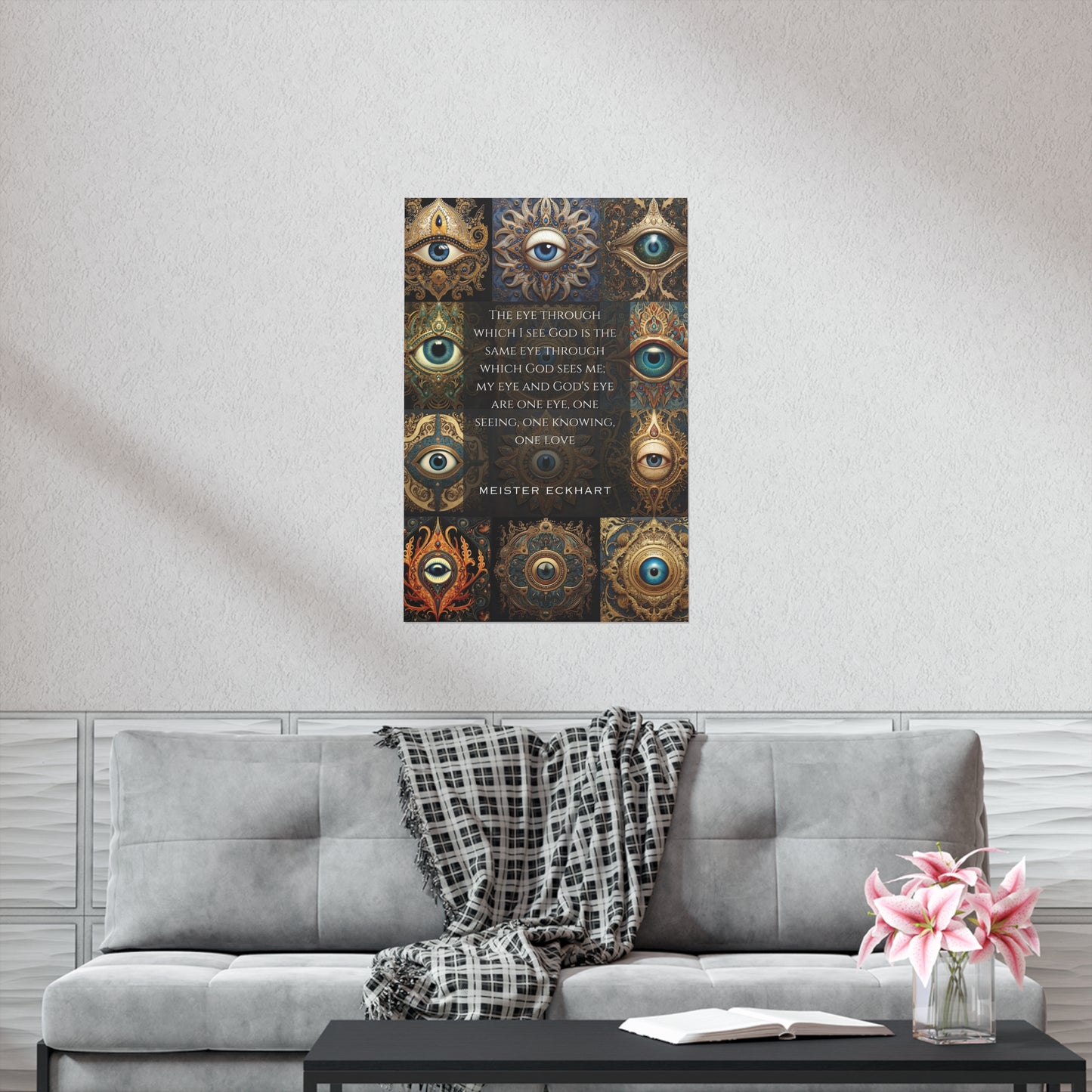 The Eye Through Which I See God - Matte Vertical Poster
