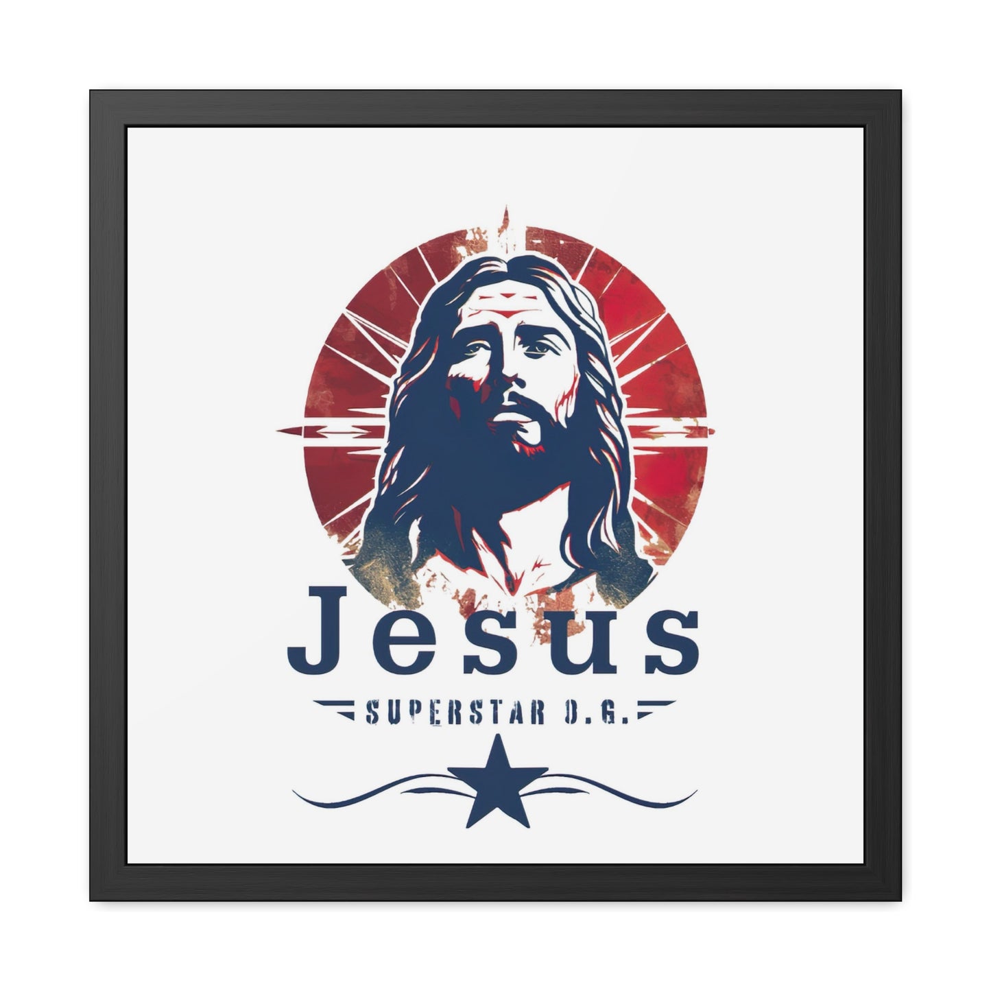Jesus The Superstar O.G - Framed Poster