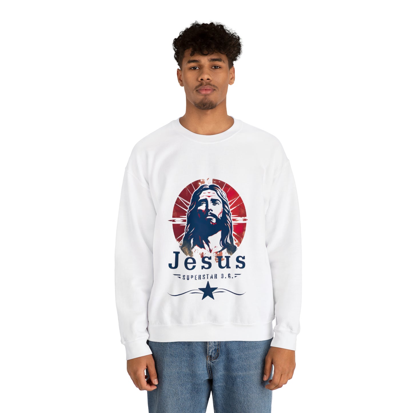 Jesus The Superstar O.G -  Crewneck Sweatshirt - Men